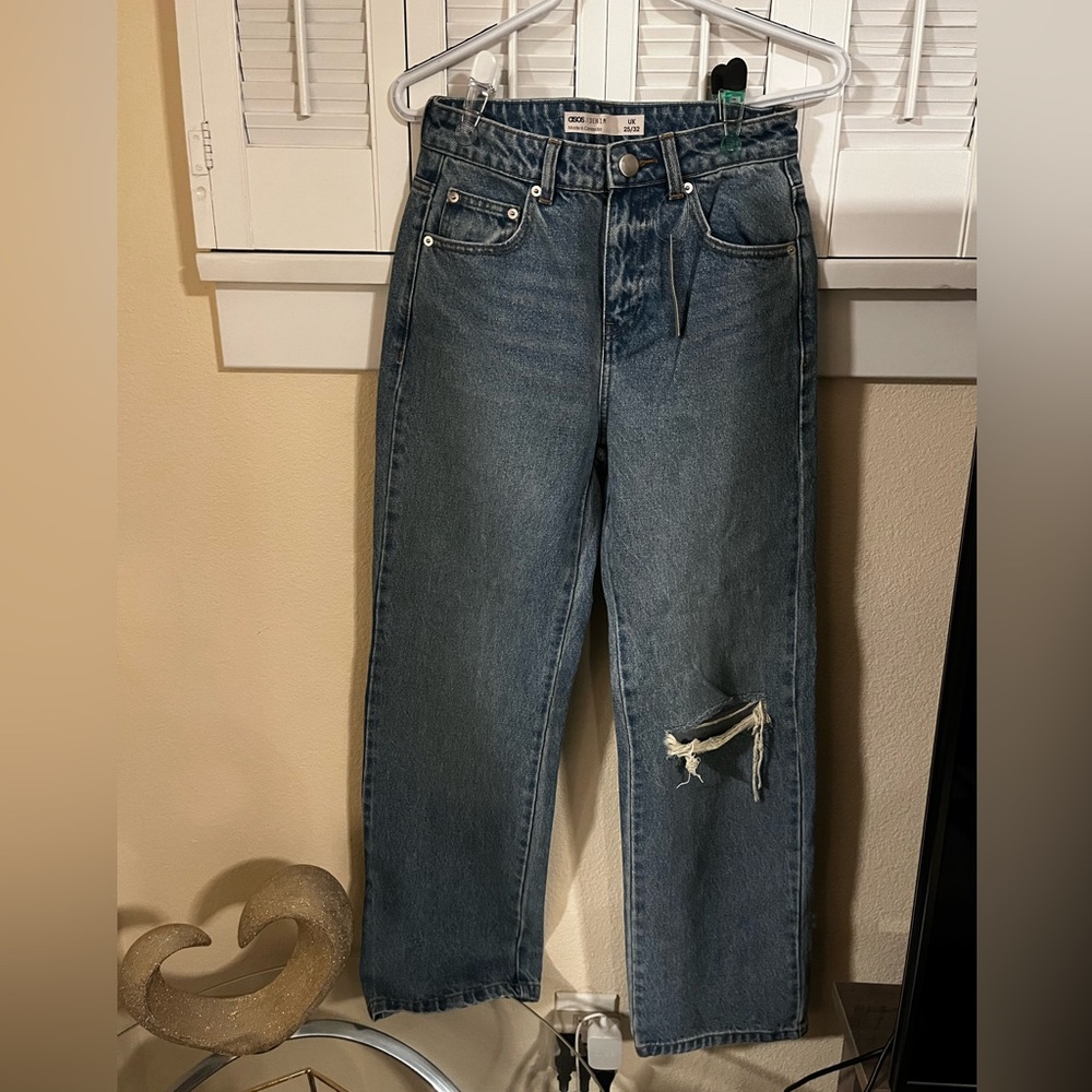 Asos high rise denim jean